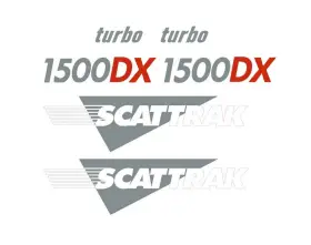3m 1500dx Scat Trak Decals Stickers Kit Skidsteer Loader Full Set Emblem Scattrak