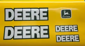 3m 257b3 John Deere Excavator Backhoe Loaders Huge Decal Set Usa Fast Free Shipping