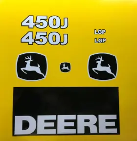 3m 450j John Deere Lgp Dozer Crawler Decal Kit Jd-dz-450j-lgp Fast Free Shipping
