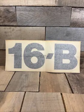 3m 70694453-01 Nos Vintage Fiat Allis #70694453-01 Decal 16-b 16b - Hbg