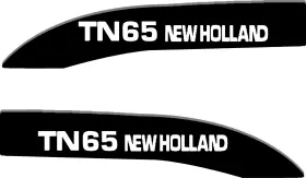 3m Tn-65 Tn65 New Holland Tractor Hood Vinyl Decals Sticker Graphics Set Kit Tn 65