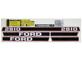 A&i S.67702 Tractor Decal Set With Caution Kit To Fit Ford 2810 Stickers