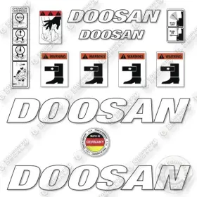12-7USI590 Doosan Decal Pallet Jack Kit