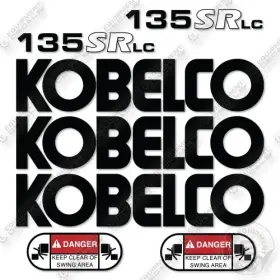 Aftermarket 135srlc-1e Fits Kobelco Decal Kit Excavator -7 Year Outdoor 3m Vinyl