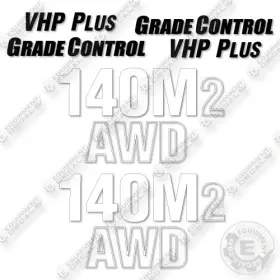 Aftermarket 140m2 Fits Caterpillar Vhp Plus Awd Grade Control Decal Kit Motor Grader- 3m