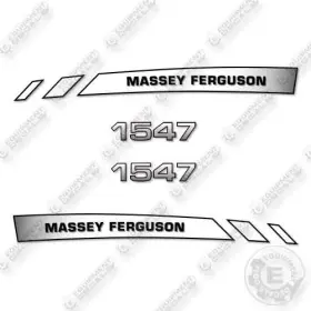Aftermarket 1547 Fits Massey Ferguson Decal Kit Tractor Equipment Decals