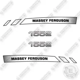 Aftermarket 1552 Fits Massey Ferguson Decal Kit Tractor Equipment Decals