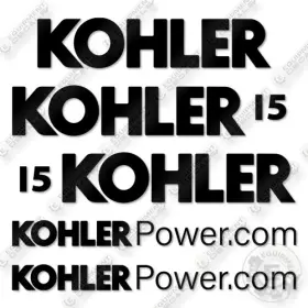 Aftermarket 15reozk Kohler 15kw Decal Kit Steam Generator-