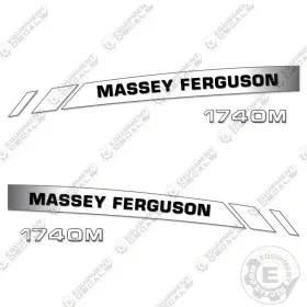 Aftermarket 1740m Fits Massey Ferguson Decal Kit Tractor - 7 Year Outdoor 3m Vinyl