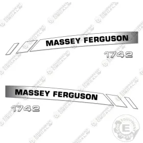 Aftermarket 1742 Fits Massey Ferguson Decal Kit Tractor - 7 Year Outdoor 3m Vinyl