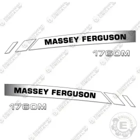 Aftermarket 1760m Fits Massey Ferguson Decal Kit Tractor - 7 Year Outdoor 3m Vinyl