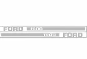 Aftermarket 1900 New Ford Compact Tractor Hood Decal Set. High Quality Vinyl Set Aftermarket 1900 New Ford Compact Tractor Hood Decal Set. High Quality Vinyl Set
