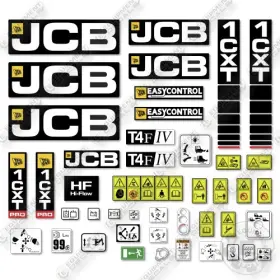 Aftermarket 1cxt Fits Jcb Pro Decal Kit Backhoe Loader- 7 Year Outdoor 3m Vinyl