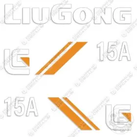 Aftermarket 2015a Fits Liugong 15a Decal Kit Fork Lift - 7 Year Outdoor 3m Vinyl