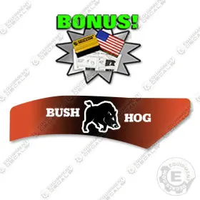 Aftermarket 2044 Fits Bush Hog Es2044 Single Decal Mower - 7 Year Outdoor 3m Vinyl