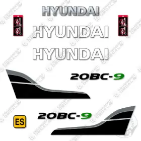 Aftermarket 20bc-9 Fits Hyundai Decal Kit Forklift - 7 Year Outdoor 3m Vinyl Aftermarket 20bc-9 Fits Hyundai Decal Kit Forklift - 7 Year Outdoor 3m Vinyl