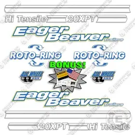 Aftermarket 20xpt Fits Eager Beaver 20 Xpt Decal Kit Trailer - 7 Year Outdoor 3m Vinyl Bonus