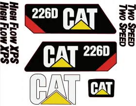 Aftermarket 226d For Caterpillar Cat Skid Steer Replacement Decal Set Free Shipping