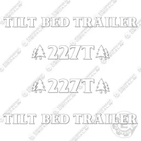 Aftermarket 227t Industrias America Decal Kit - 7 Year Outdoor 3m Vinyl