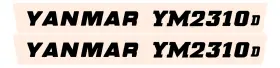 Aftermarket 2310d Yanmar Tractor Decals Aftermarket 2310d Yanmar Tractor Decals