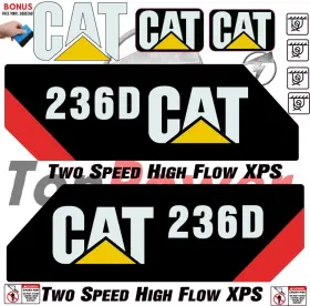 Aftermarket 236d Fits Caterpillar Skid Steer Decal Kit Laminated 3m Vinyl Free Shipping