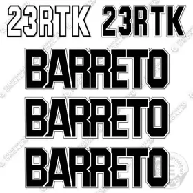 Aftermarket 23rtk Barreto Trailer Decal Kit - 7 Year Outdoor 3m Vinyl