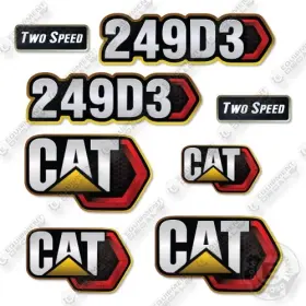 Aftermarket 249d3 Fits Caterpillar Next Gen Decal Kit Track Loader- 7 Yr Outdoor 3m Vinyl