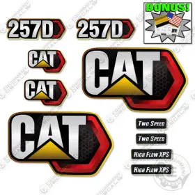 Aftermarket 257d Fits Caterpillar Decal Kit Skid Steer Custom - 7 Year Outdoor 3m Vinyl