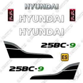 Aftermarket 25bc-9 Fits Hyundai Decal Kit Forklift - 7 Year Outdoor 3m Vinyl Aftermarket 25bc-9 Fits Hyundai Decal Kit Forklift - 7 Year Outdoor 3m Vinyl