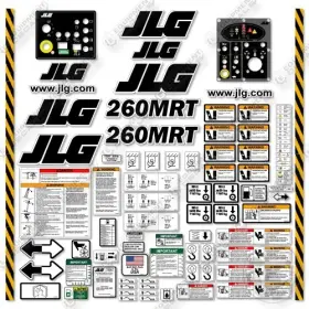 Aftermarket 260mrt Fits Jlg Decal Kit Scissor Lift - 7 Yr Outdoor 3m Vinyl