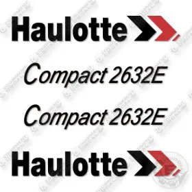 Aftermarket 2632e Fits Haulotte Compact Decal Kit Scissor Lift- 7 Year Outdoor 3m Vinyl
