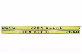 Aftermarket 2640 New Early Model John Deere Tractor Hood Decal Set High Quality Vinyl Decals Aftermarket 2640 New Early Model John Deere Tractor Hood Decal Set High Quality Vinyl Decals