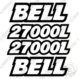 Aftermarket 2700l Fits Bell Decal Kit Water Truck Decals - 7 Year Outdoor 3m Vinyl