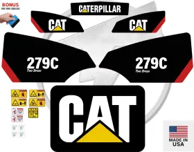 Aftermarket 279c Fits Caterpillar Decal Kit Skid Steer 3m Vinyl / Free Shipping