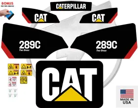 Aftermarket 289c Fits Caterpillar Decal Kit Skid Steer 3m Vinyl / Free Shipping