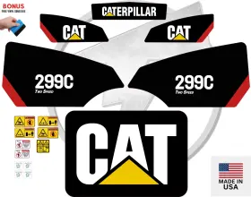 Aftermarket 299c Fits Caterpillar Decal Kit Skid Steer 3m Vinyl / Free Shipping