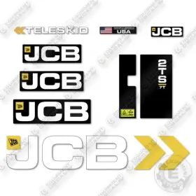 Aftermarket 2ts-7t Fits Jcb Decal Kit Teleskid- 7 Year Outdoor 3m Vinyl