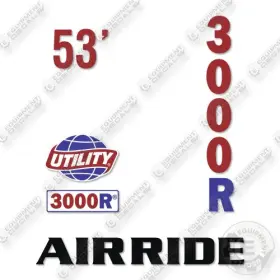 3000R Utility Decal Reefer Kit