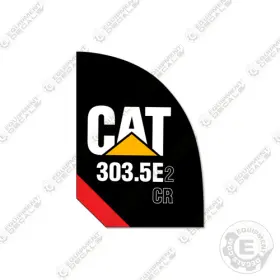 Aftermarket 303.5 Fits Caterpillar E2 Partial Decal Kit Mini Excavator