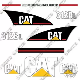 Aftermarket 312bl Fits Caterpillar Decal Kit Excavator Decals - 7 Year Outdoor 3m Vinyl Aftermarket 312bl Fits Caterpillar Decal Kit Excavator Decals - 7 Year Outdoor 3m Vinyl