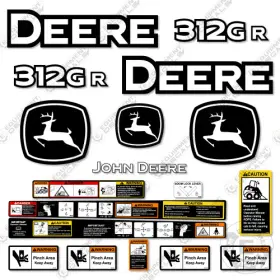 Aftermarket 312gr Fits John Deere Decal Kit Skid Steer - Pre 2020 Models 7 Year 3m Vinyl Aftermarket 312gr Fits John Deere Decal Kit Skid Steer - Pre 2020 Models 7 Year 3m Vinyl