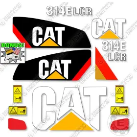 Aftermarket 314e Fits Caterpillar Lcr Decal Kit Hydraulic Excavator Equipment Decals