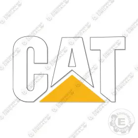 Aftermarket 315c Fits Caterpillar Counterweight Decal Excavator - 7 Year Outdoor Vinyl
