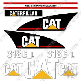 Aftermarket 318cl Fits Caterpillar Decal Kit Excavator - 7 Year Outdoor 3m Vinyl