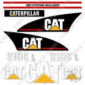 Aftermarket 319c Fits Caterpillar L Decal Kit Excavator - 7 Year Outdoor 3m Vinyl