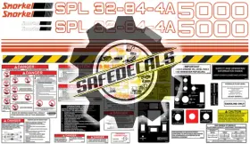 Aftermarket 32-84-4a Snorkel Spl Full Decal Kit With Applicator Instructions And Legend