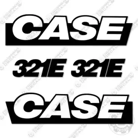Aftermarket 321e Fits Case Decal Kit Wheel Loader Decals - 3m Vinyl
