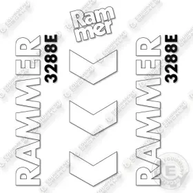 Aftermarket 3288e Fits Allied Rammer Decal Kit Hammer- 7 Year Outdoor 3m Vinyl