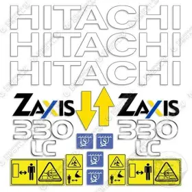 Aftermarket 330-lc-1 Fits Hitachi 330lc-1 Decal Kit Z-axis Excavator Equipment Decals 7 - Year Vinyl