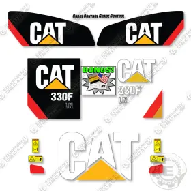 Aftermarket 330fln Fits Caterpillar Decal Kit Excavator - 7 Year 3m Vinyl